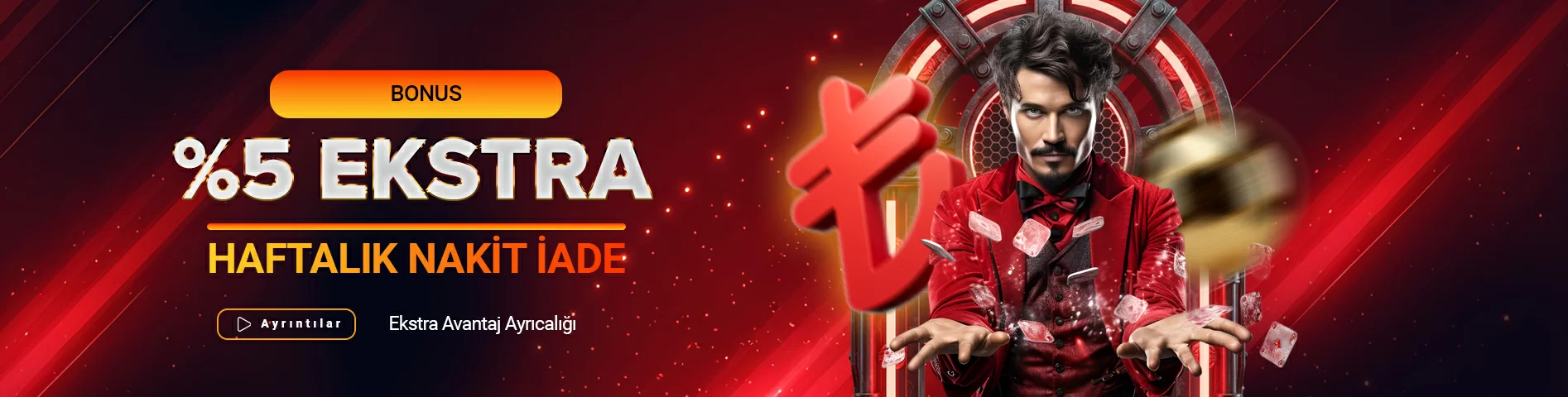%5 Extra Kayıp Bonusu